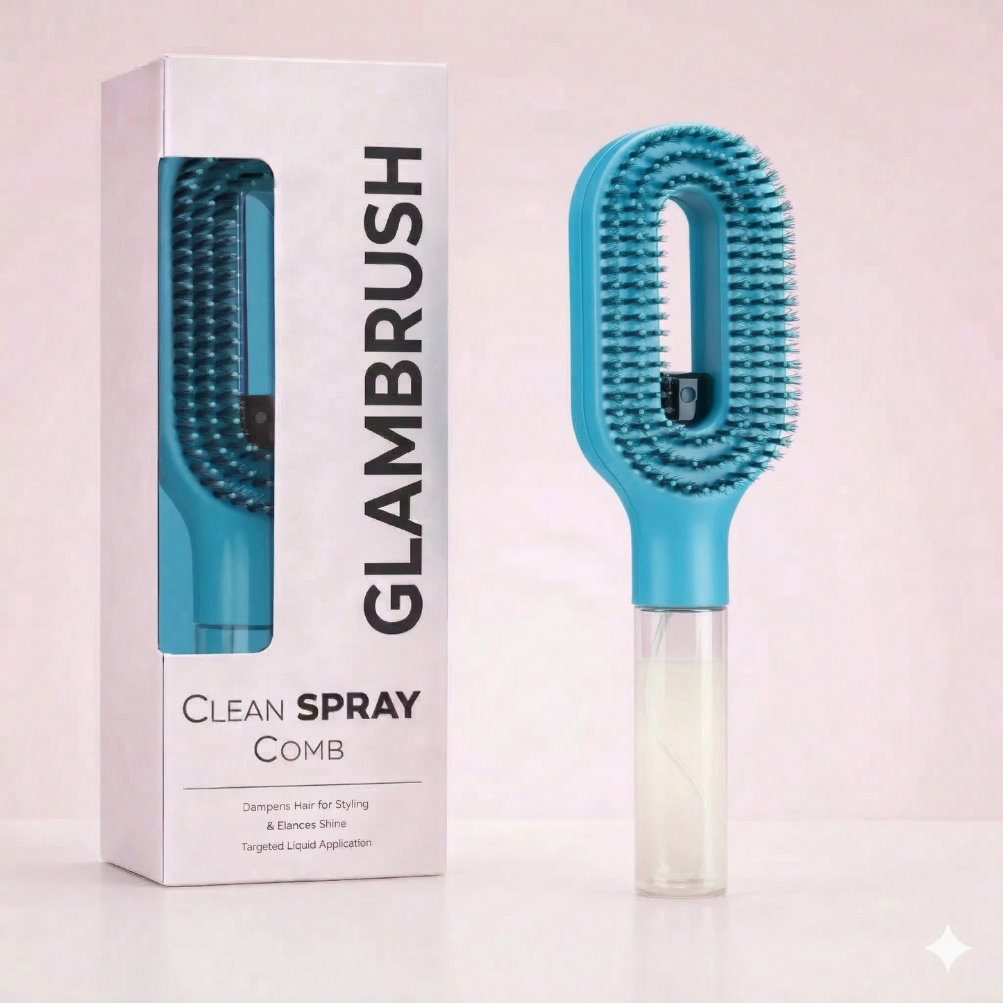 GlamBrush™ — Brush & Hydrate in One Step