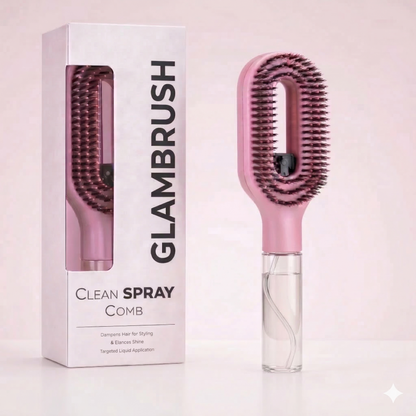 GlamBrush™ — Brush & Hydrate in One Step