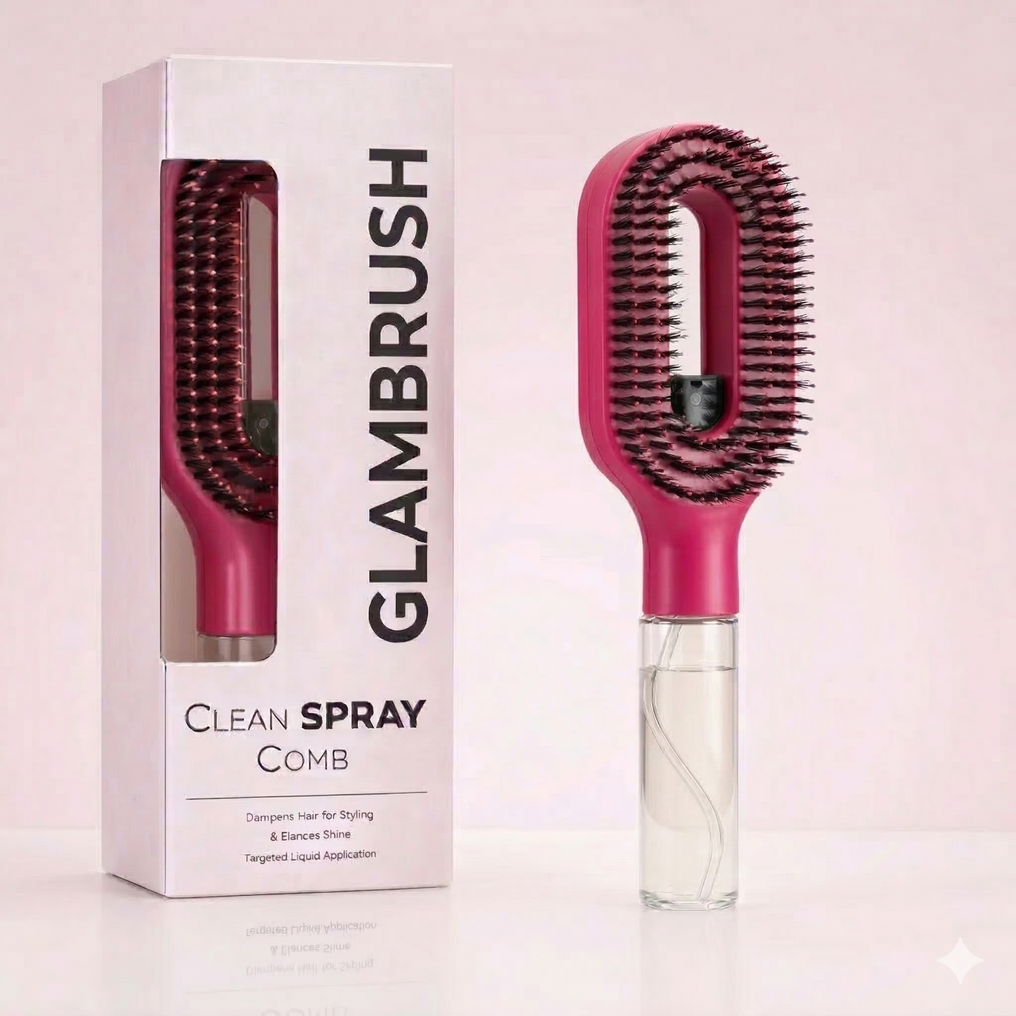GlamBrush™ — Brush & Hydrate in One Step