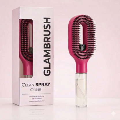 GlamBrush™ — Brush & Hydrate in One Step