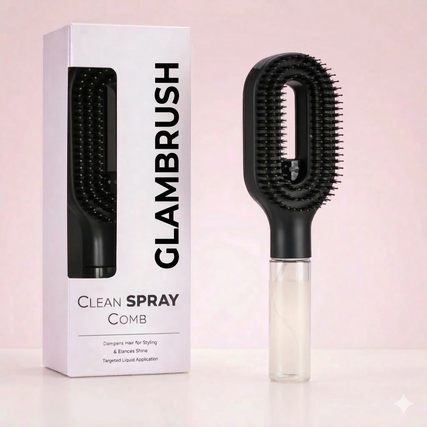 GlamBrush™ — Brush & Hydrate in One Step