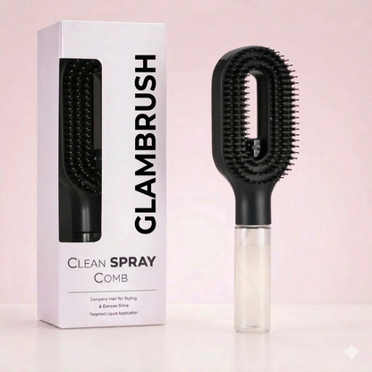 GlamBrush™ — Brush & Hydrate in One Step