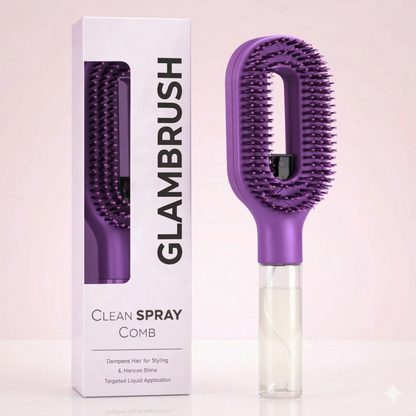 GlamBrush™ — Brush & Hydrate in One Step